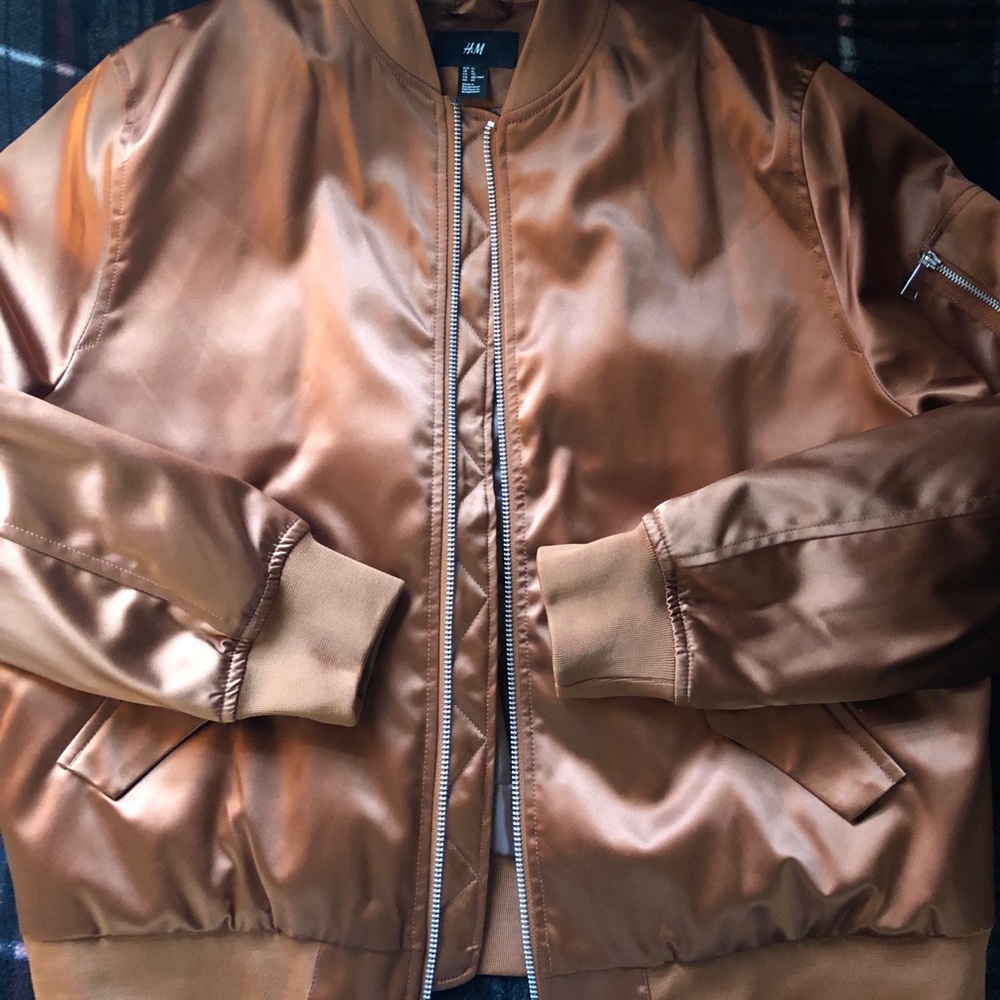 H&M flight jacket Orange